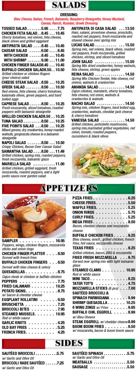 Salads - Appetizers and Sides